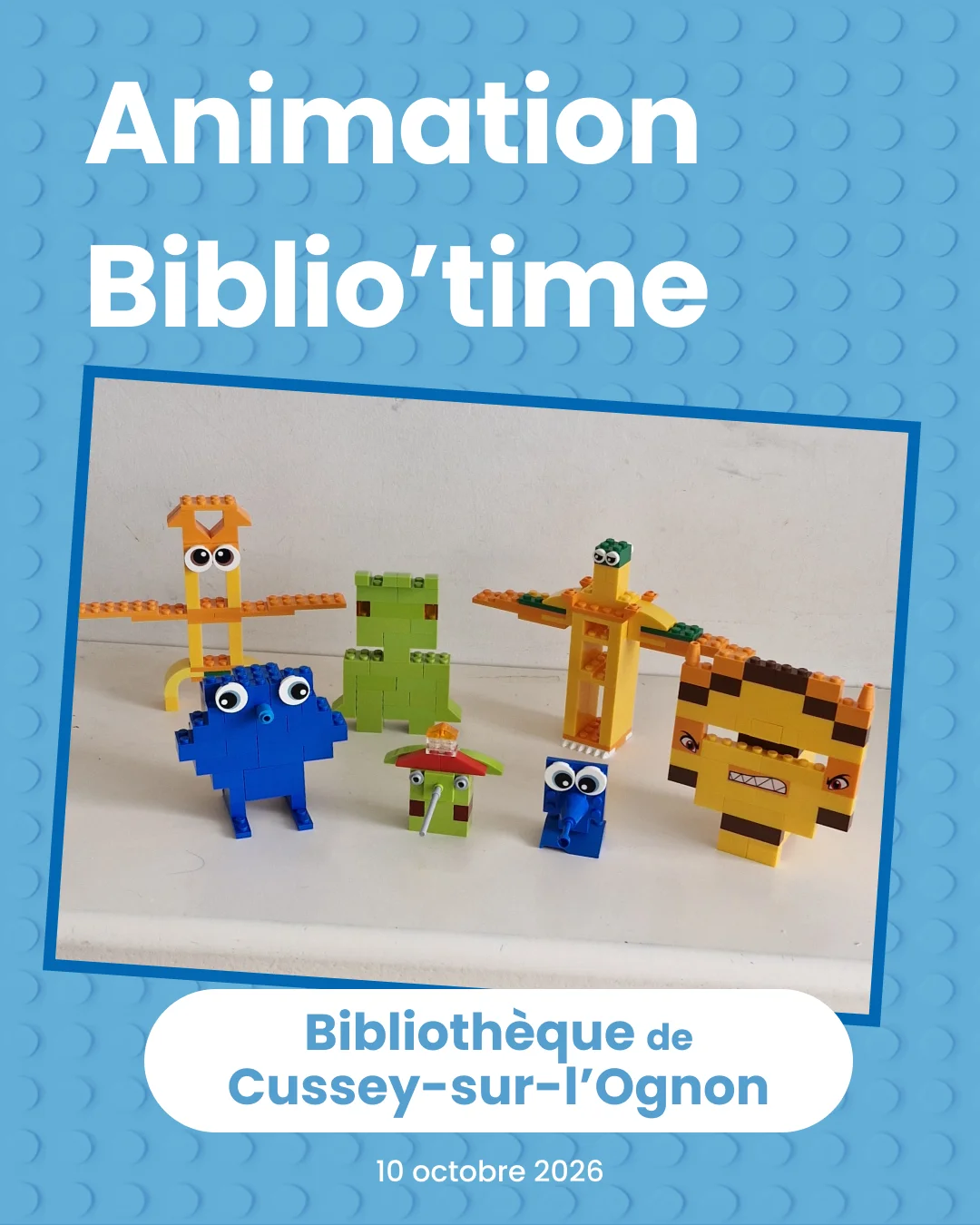 📓 Animation Biblio'time à Cussey-sur-l'Ognon 👺