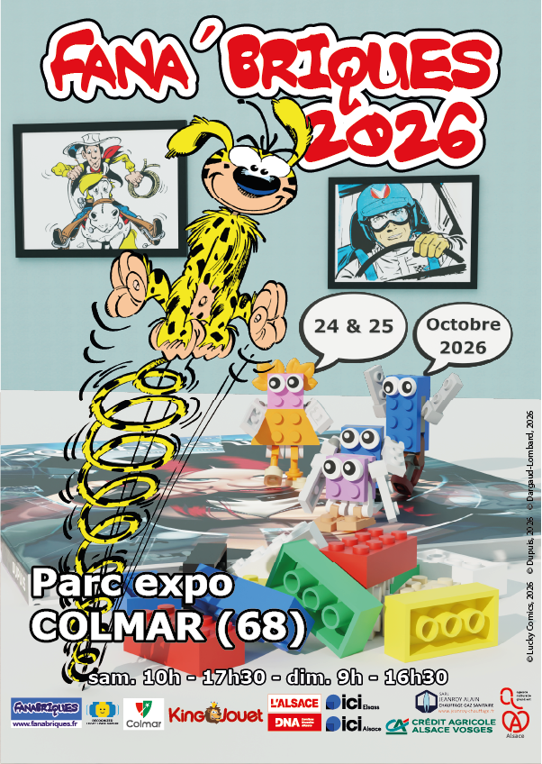 Affiche LUG'Est sera présent à Fana'Briques 2026